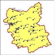 دانلود نقشه شهرهای استان آذربایجان شرقی